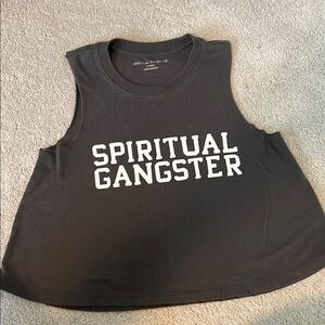 Spiritual Gangster Black Tank Top